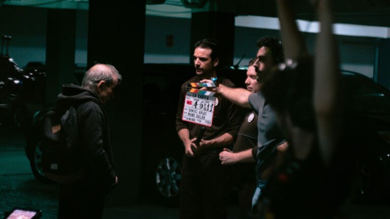 Jon Arias, Manolo Cal y Víctor Castilla en el SET de La Garita